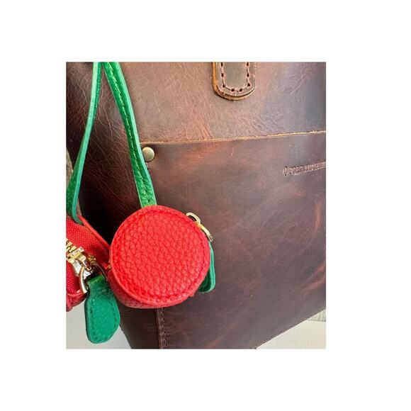 Watermelon Pouch Purse Charm Fruit Keychain NeW FAST SHIP - Picture 2 of 6